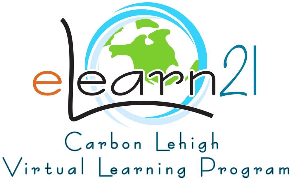eLearn21 text in front of globe image with Carbon Lehigh Virtual Learning Program below. eLearn21 text in front of globe image with Carbon Lehigh Virtual Learning Program below.